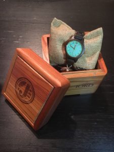 Unque Custom Women's Watch in a beautiful carved wood box