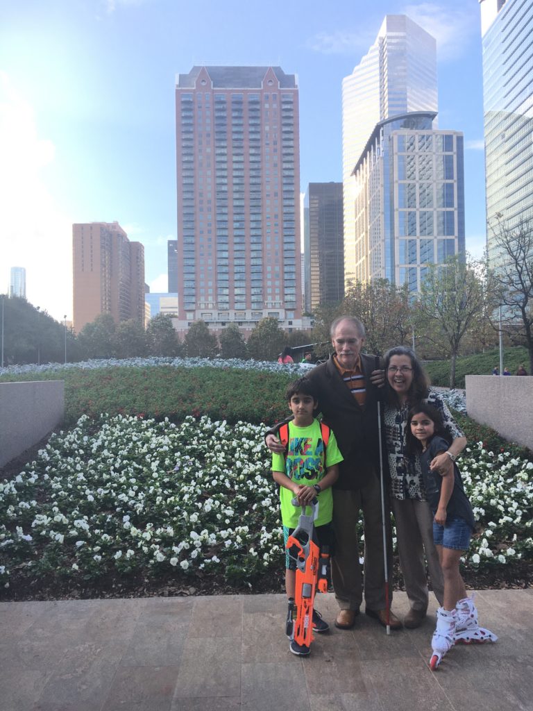 Family time at Discovery Green in Houston