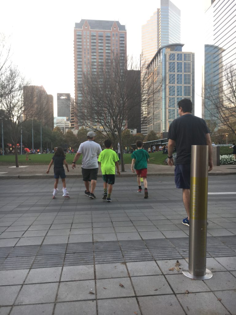 Family Fun with Friends at Discovery Green in Houston