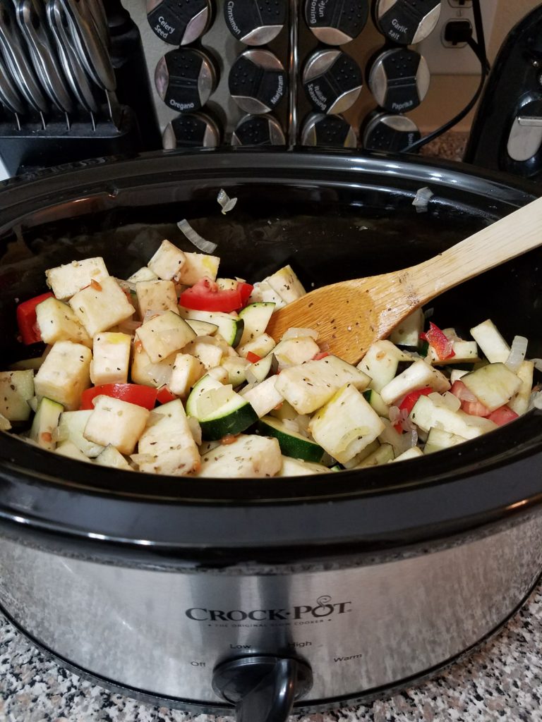 Slow cooker ratatouille