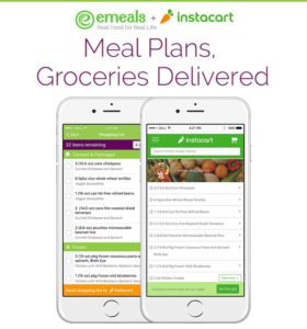 eMeals Instacart meal plan groceries delivered