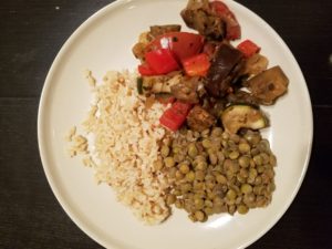 eMeals ratatouille lentils brown rice