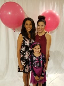 Coppelia and her daughter at Amanda's Blogiversary