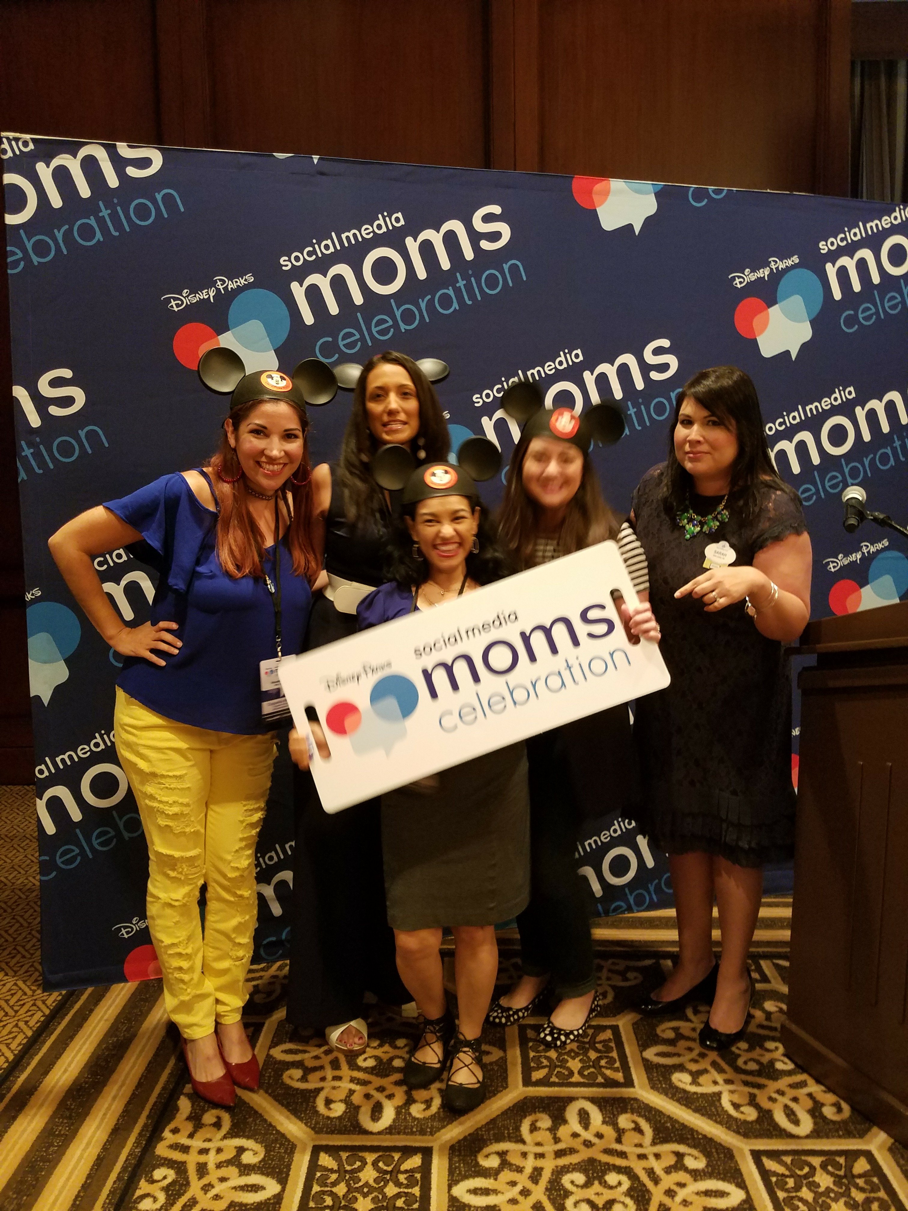 Coppelia and her blogger friends Amanda, Elayna, Val and Sarah at the Disney Social Media Moms Celebration in Houston!