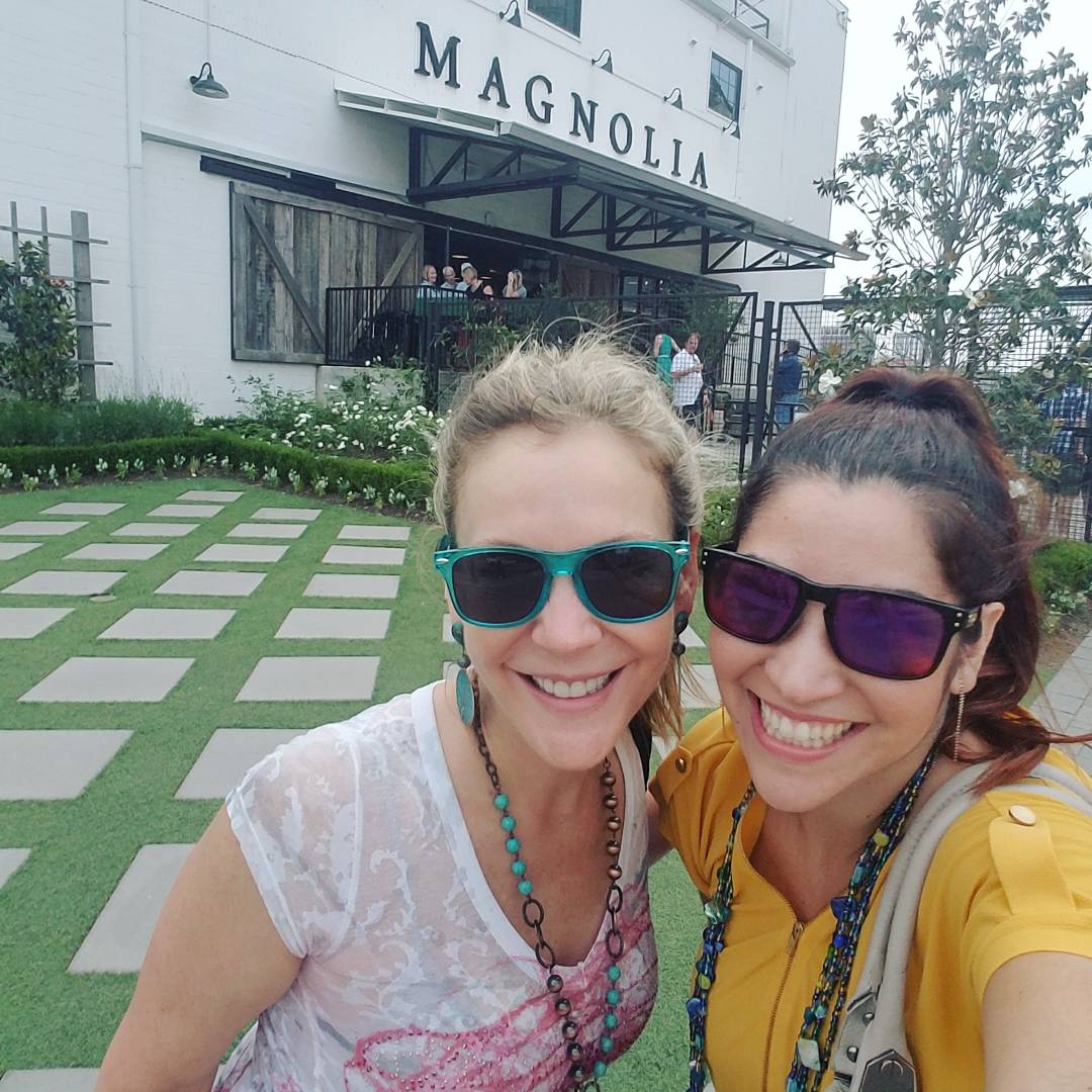 Coppelia and her friend Jenn stopped at Magnolia on their way back from a prison ministry event with Behind the Walls