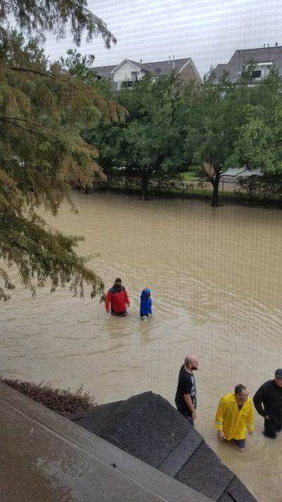 Hurricane Harvey evacuations in Kingwod