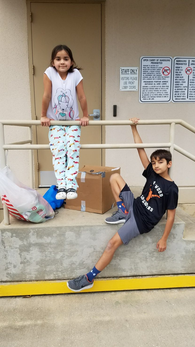 Coppelias kids help send boxes to Puerto Rico