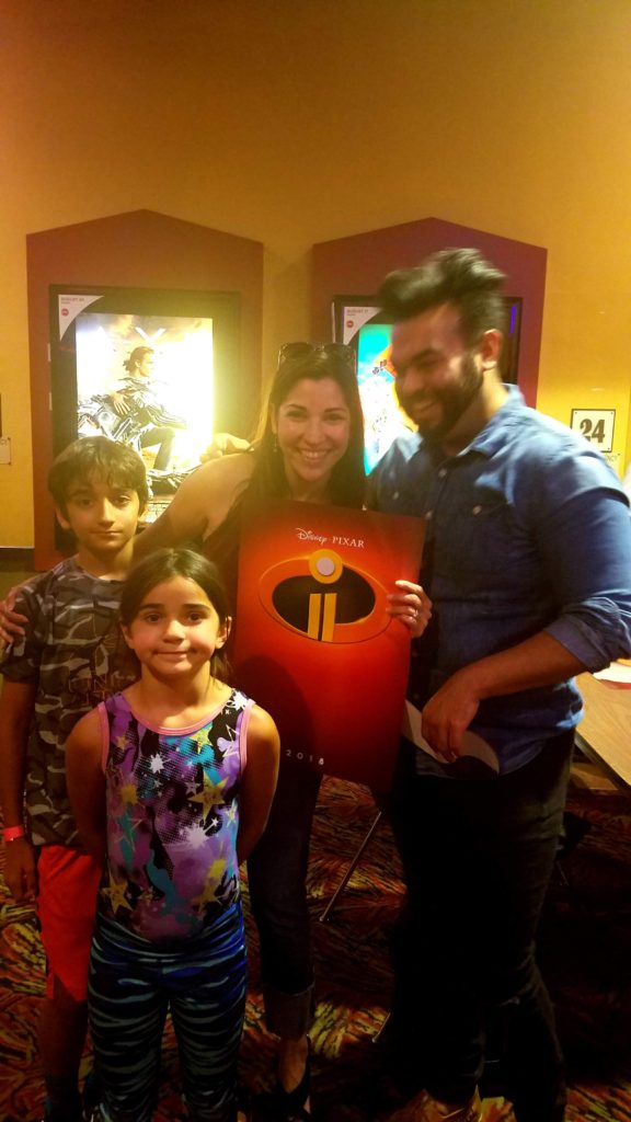 Incredibles 2 Coppeliamarie with family and Enrique