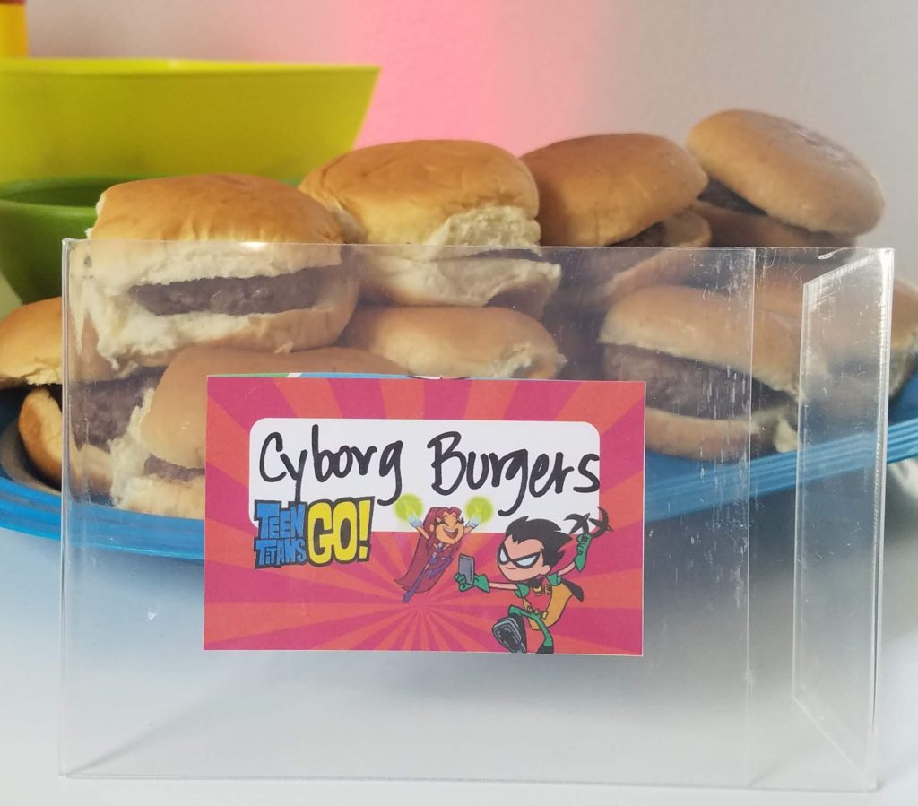 Cyborg Burger Sliders Teen Titans Go to the Movies