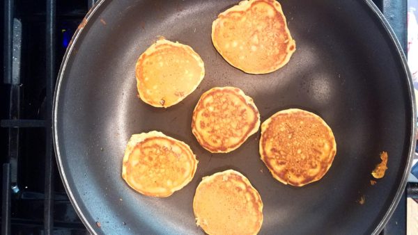 100 Days of Real Food Whole Wheat pancakes