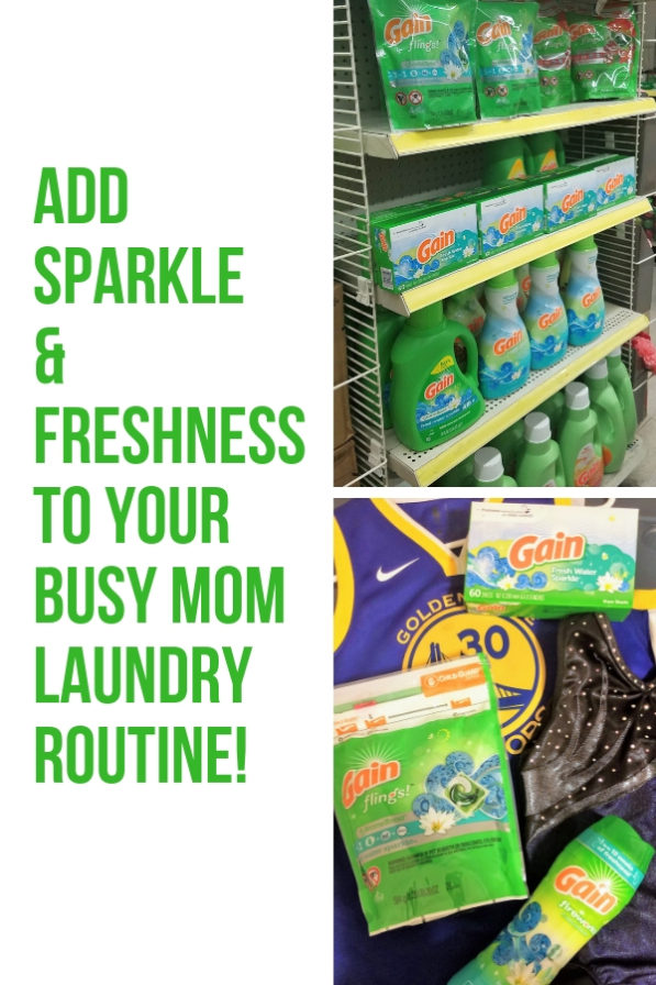 Add Sparkle & Freshness to your Busy Mom Laundry Routine with Gain #Ad