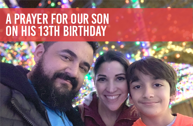 A mom's prayer for her son's 13th birthday lighter