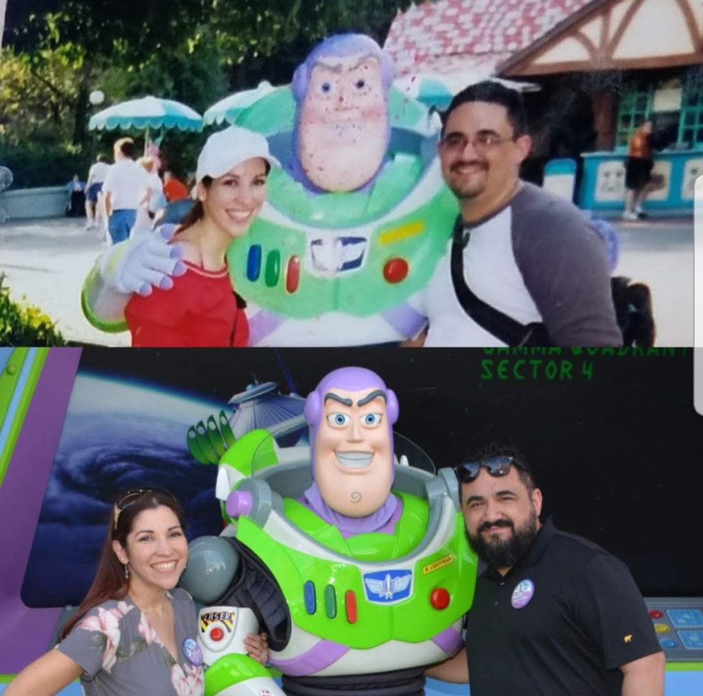 Buzz Lightyear with Adam y Coppe 2004 and 2019
