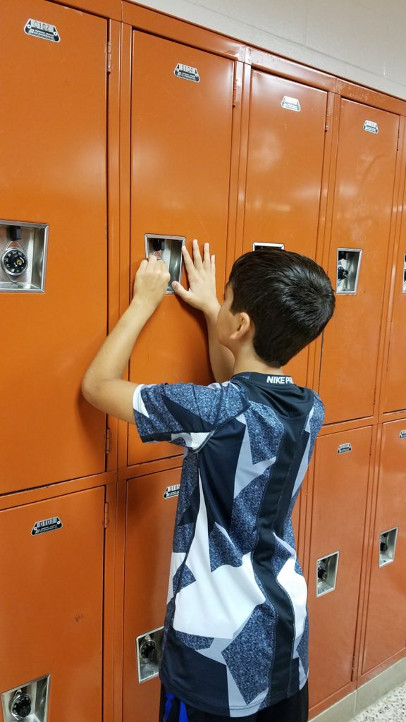 Middle school locker