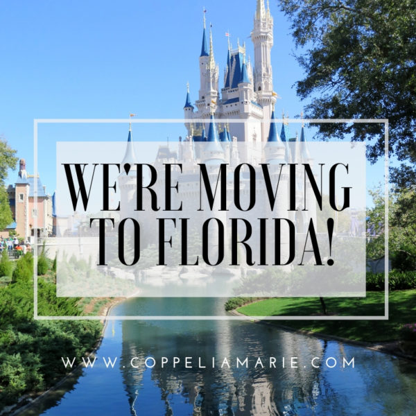 We're moving to FLORIDA!