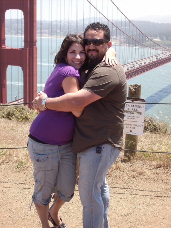 Coppe & Adam at Golden Gate Bridge