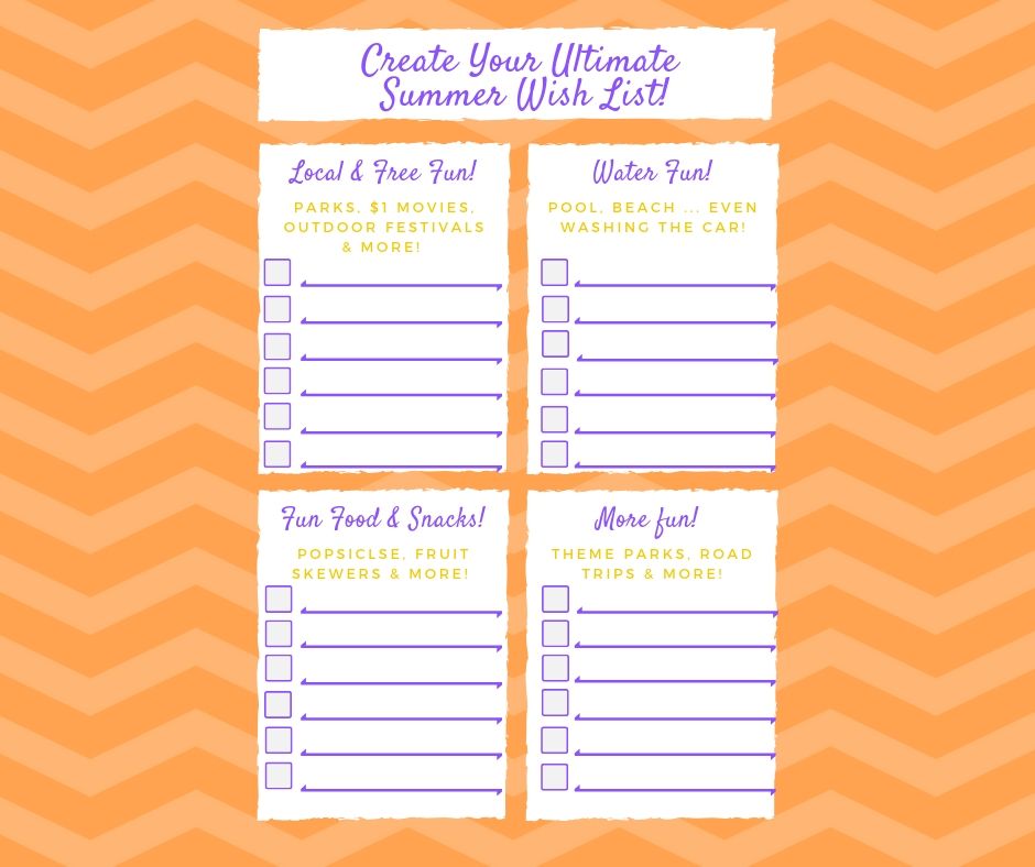 How to Create Your Ultimate Summer Wish List!