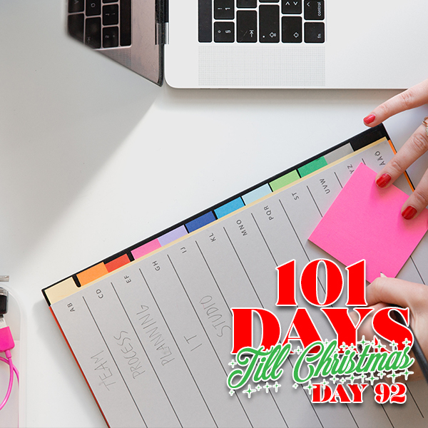 101 Days till Christmas Day 92 BEST tip to help you plan for success this fall