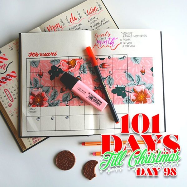 101 Days till Christmas Day 98 Christmas planners