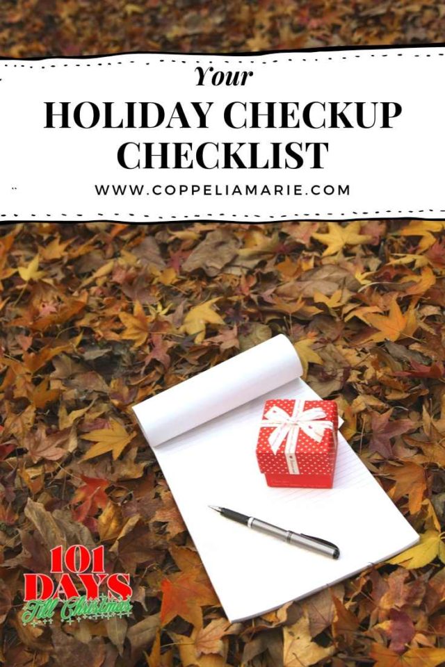 101 Days till Christmas Day 70 Holiday Checkup Checklist! pin