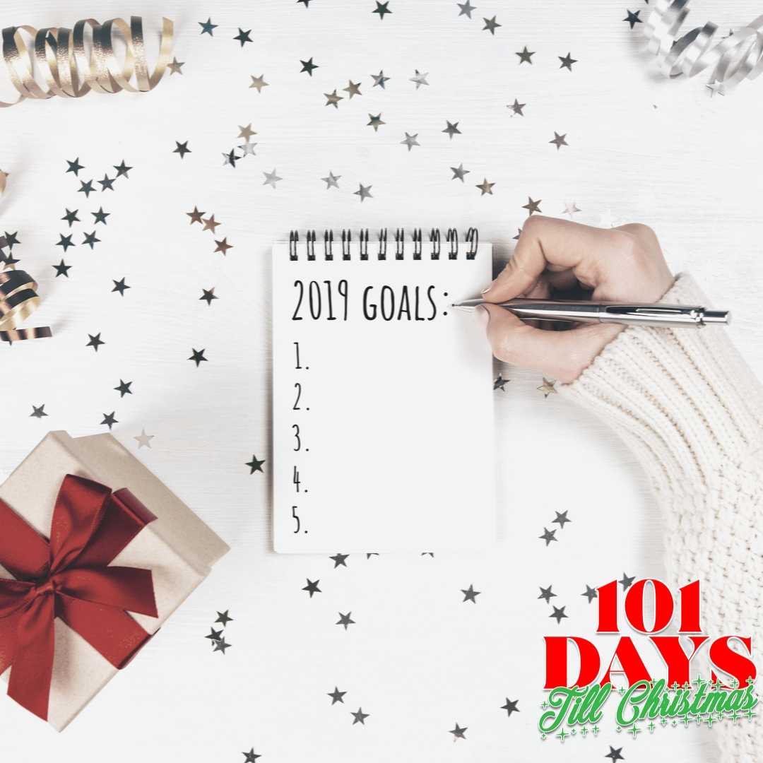 101 Days till Christmas Day 73 adjust holiday goals