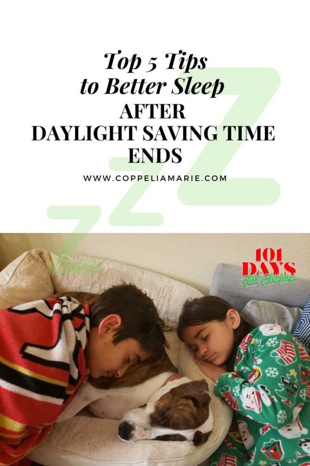101 Days till Christmas Day 53 Daylight Saving TIme Better Sleep Tips